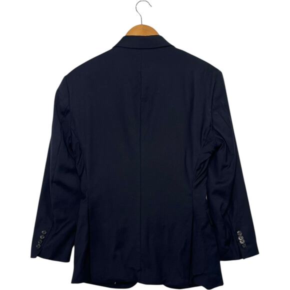 Jos A Bank Blazer Mens 36 Short Blue Navy Wool Two Button Brrr Comfort Classic - Picture 2 of 12